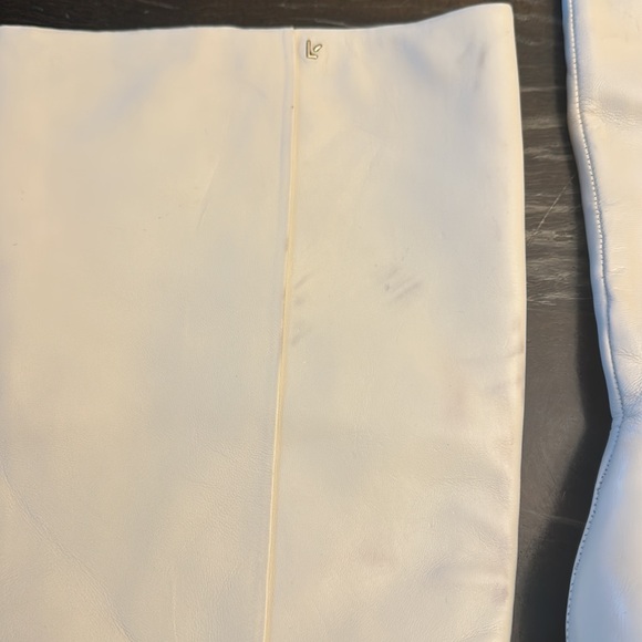 NEW $485 Larroude Kate Boot ivory leather stiletto women size 10 - Picture 12 of 12